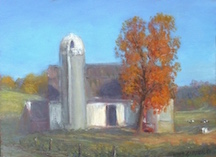Jack Liberman landscape paintings of Ohio Amish country