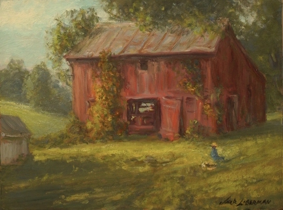 Jack Liberman landscape paintings of Ohio