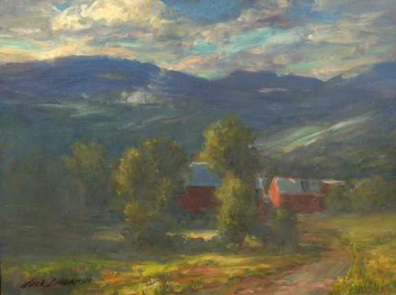 Jack Liberman landscape paintings of Vermont