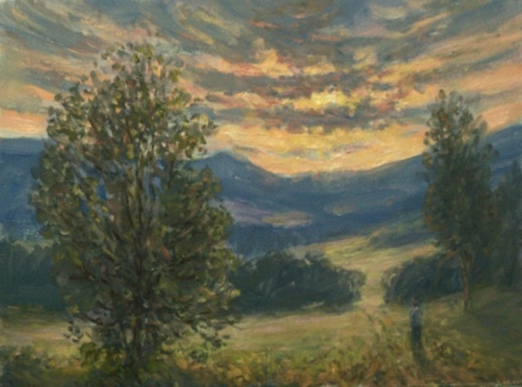 Jack Liberman landscape paintings of Vermont