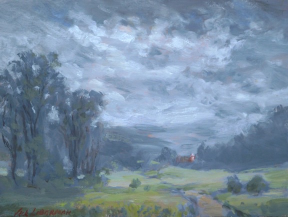 Jack Liberman Vermont  plein air oil landscape