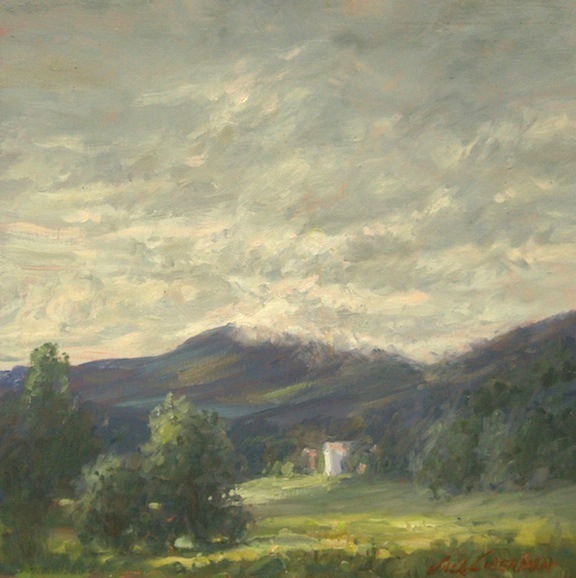 Artist Jack Liberman plein air oil landscapes near Stowe Vermont