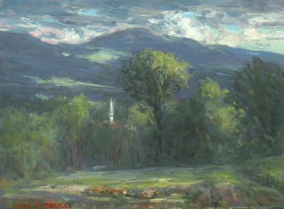 Jack Liberman landscape paintings of Vermont