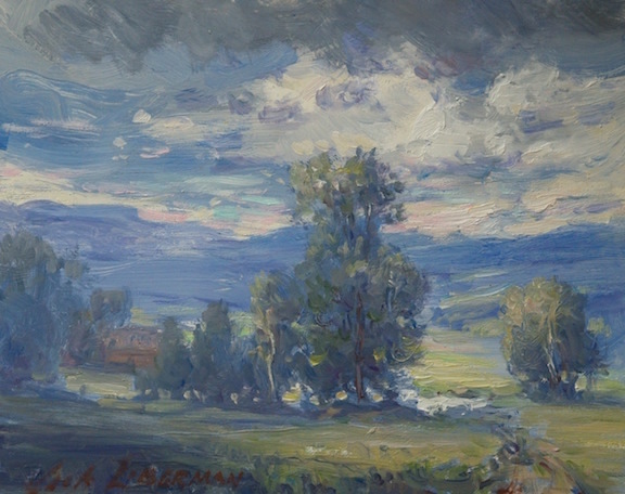 Jack Liberman landscape paintings of Vermont